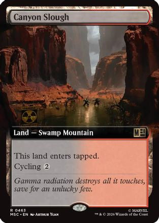 Canyon Slough (Extended Art)  [Commander: Marvel Super Heroes] Foil