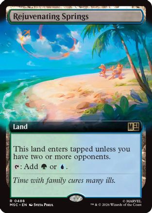 Rejuvenating Springs (Extended Art)  [Commander: Marvel Super Heroes]