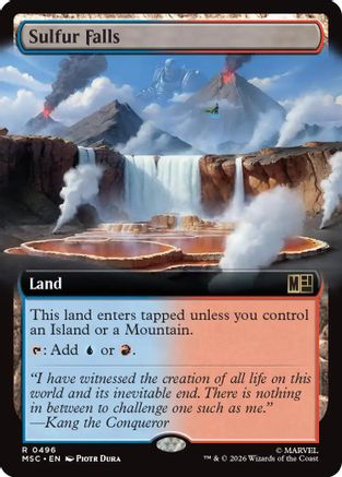 Sulfur Falls (Extended Art)  [Commander: Marvel Super Heroes]
