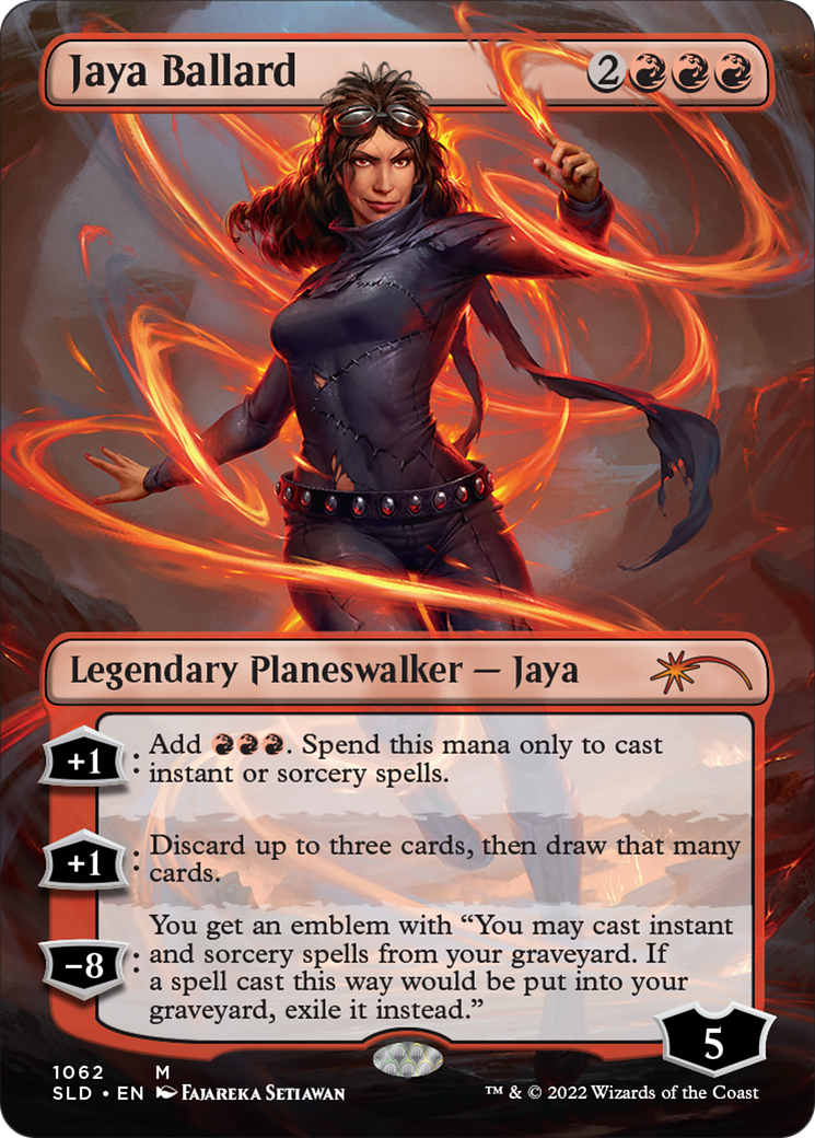 Jaya Ballard (Borderless) [Secret Lair Drop Series] Foil