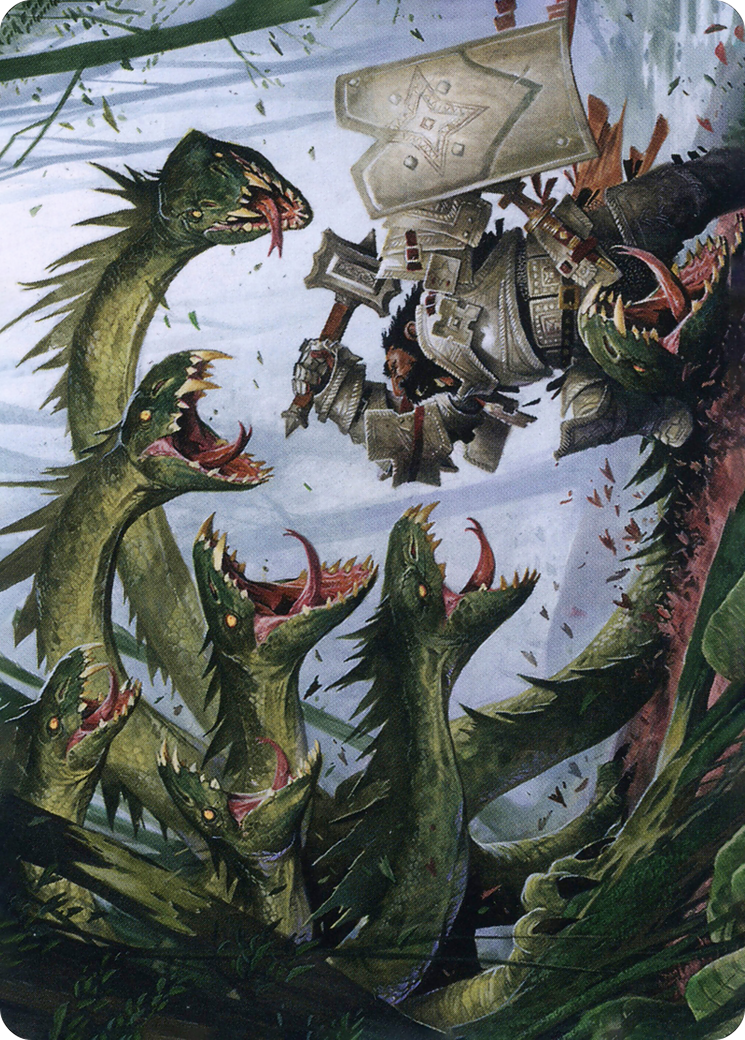 Lair of the Hydra // Lair of the Hydra  [Adventures in the Forgotten Realms Art Series] (Borderless) Foil