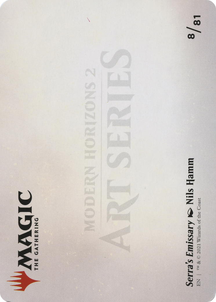Serra's Emissary // Serra's Emissary  [Modern Horizons 2 Art Series] (Borderless) Foil