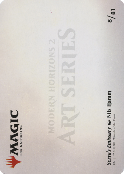 Serra's Emissary // Serra's Emissary  [Modern Horizons 2 Art Series] (Borderless) Foil