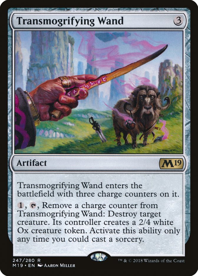 Transmogrifying Wand [Core Set 2019] Foil