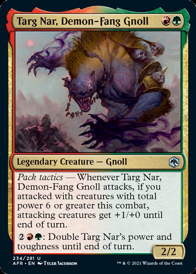 Targ Nar, Demon-Fang Gnoll [Dungeons & Dragons: Adventures in the Forgotten Realms] Foil