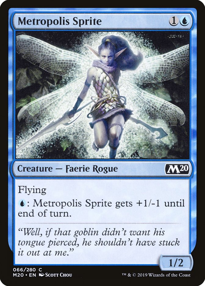 Metropolis Sprite [Core Set 2020] Foil