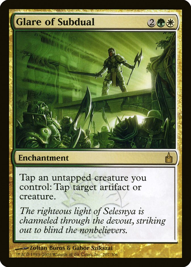 Glare of Subdual [Ravnica: City of Guilds] Foil