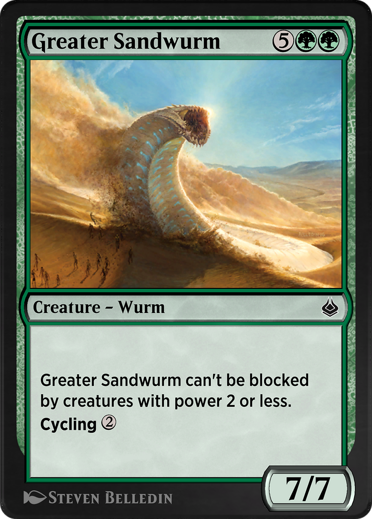 Greater Sandwurm  [Amonkhet Remastered]