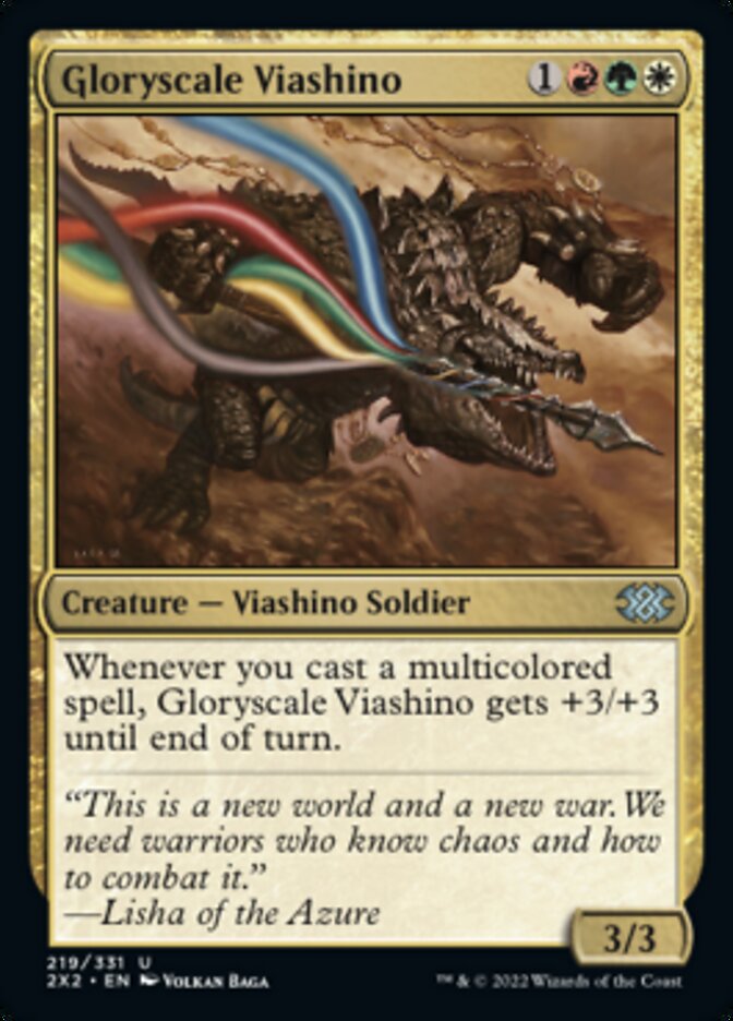 Gloryscale Viashino [Double Masters 2022] Foil