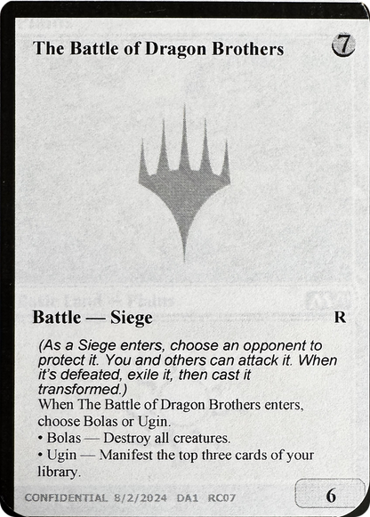 The Battle of Dragon Brothers // Fate Reforged  [Unknown Event]