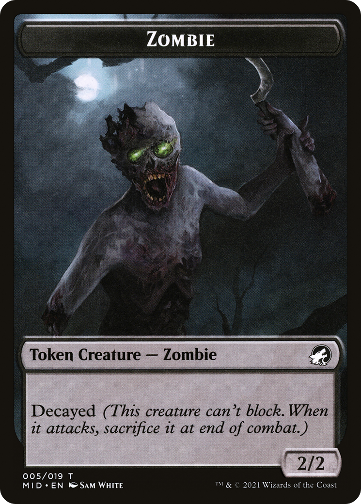 Zombie  [Innistrad: Midnight Hunt Tokens]