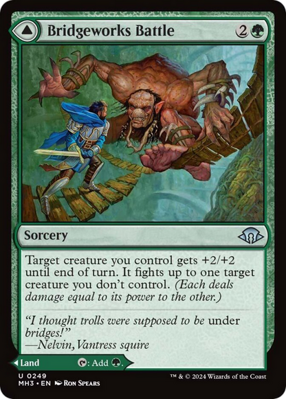 Bridgeworks Battle // Tanglespan Bridgeworks [Modern Horizons 3] Foil