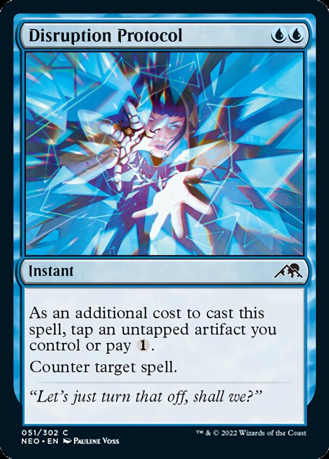 Disruption Protocol [Kamigawa: Neon Dynasty] Foil