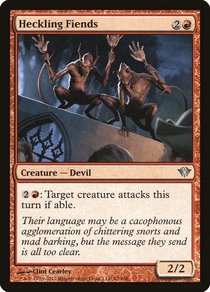 Heckling Fiends [Dark Ascension] Foil