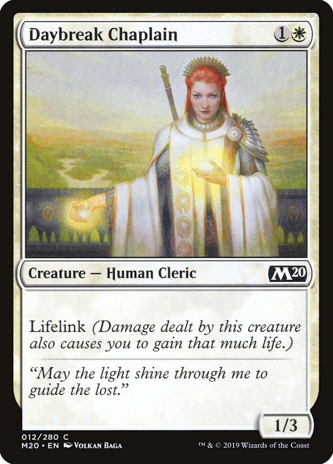 Daybreak Chaplain [Core Set 2020] Foil