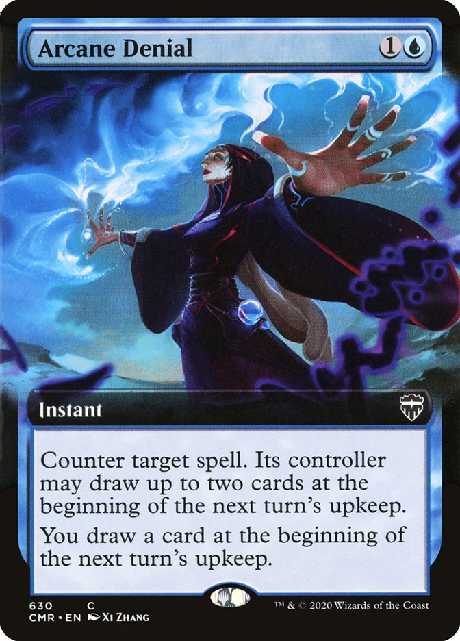 Arcane Denial (Extended Art) [Commander Legends] Foil