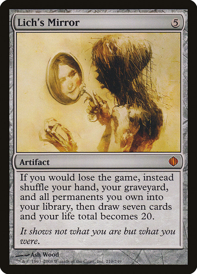Lich's Mirror [Shards of Alara] Foil