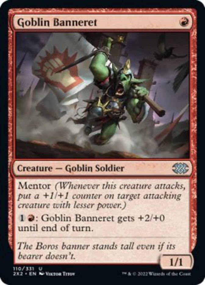 Goblin Banneret [Double Masters 2022] Foil