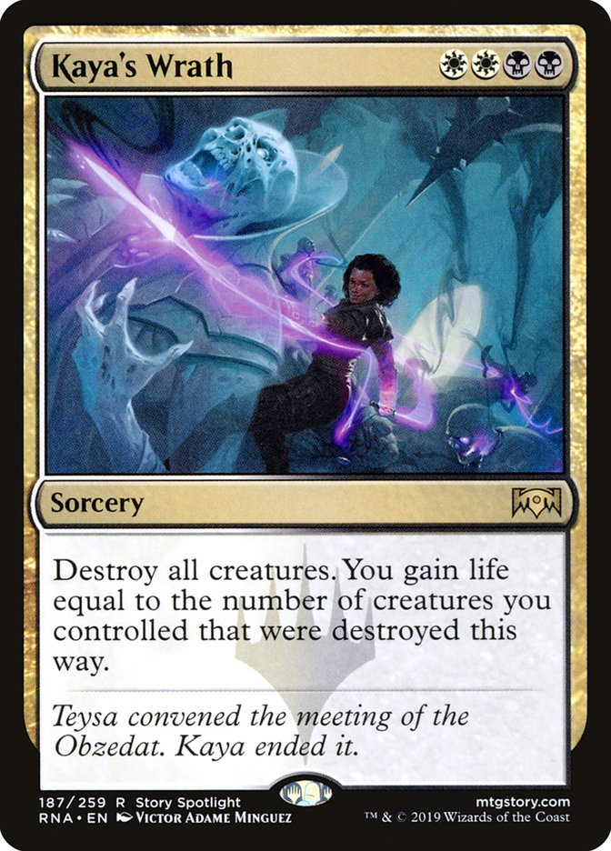 Kaya's Wrath [Ravnica Allegiance] Foil
