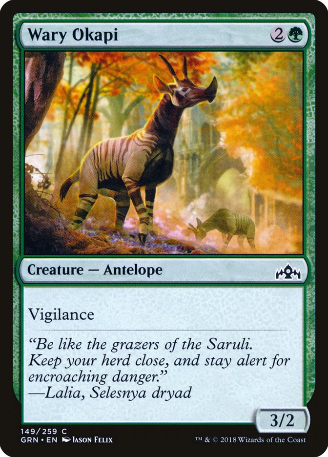 Wary Okapi [Guilds of Ravnica] Foil
