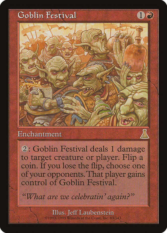 Goblin Festival [Urza's Destiny] Foil