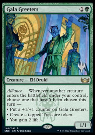 Gala Greeters (Promo Pack) [Streets of New Capenna Promos] Foil