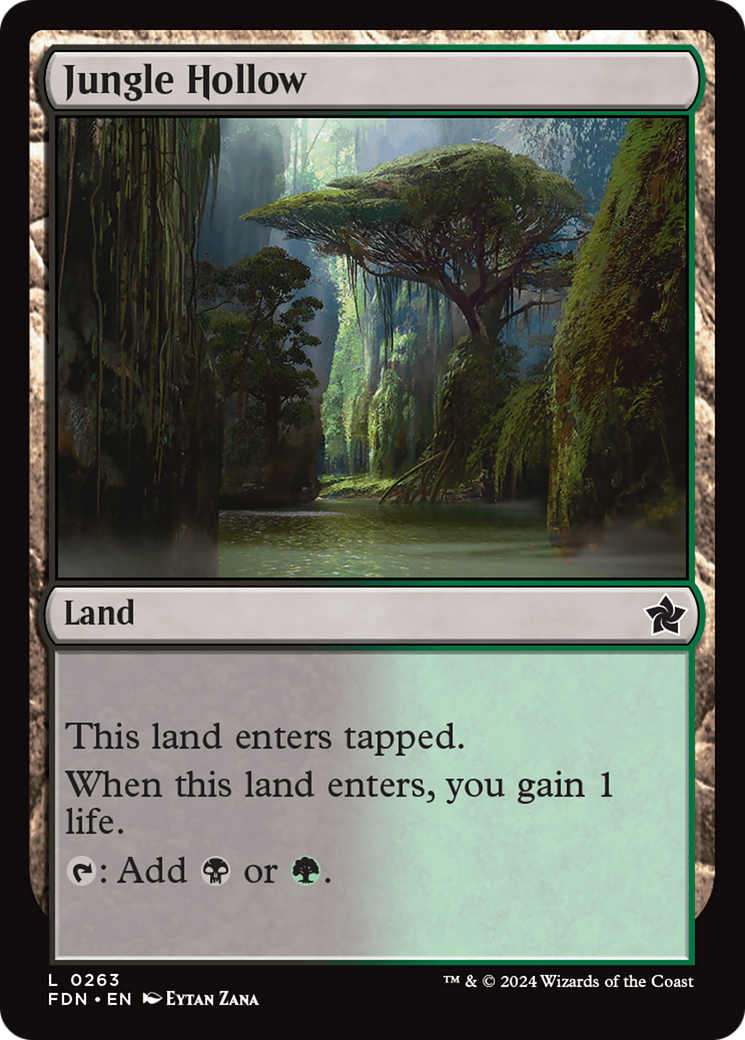 Jungle Hollow [Foundations] Foil