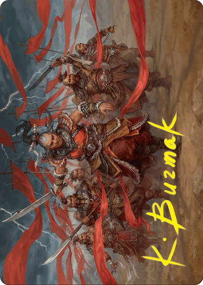 Alesha, Who Laughs at Fate // Alesha, Who Laughs at Fate  [Foundations Art Series] (Borderless) Foil