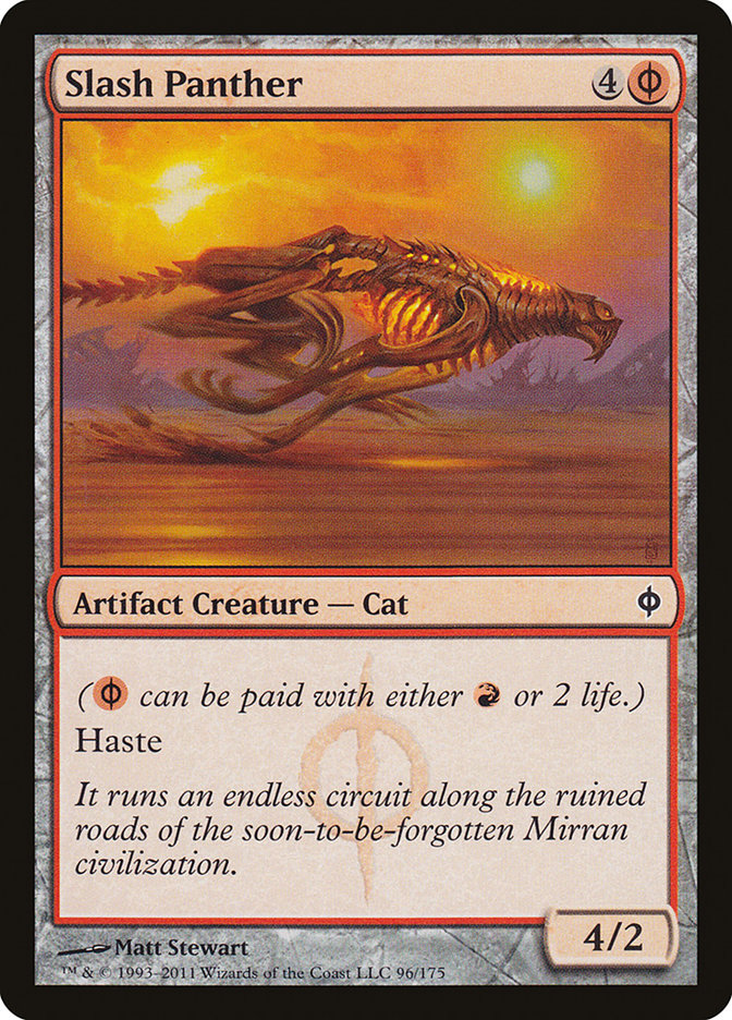 Slash Panther [New Phyrexia] Foil