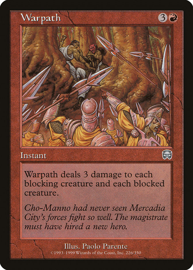 Warpath [Mercadian Masques] Foil -1