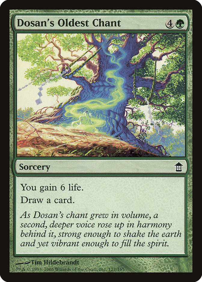 Dosan's Oldest Chant [Saviors of Kamigawa] Foil