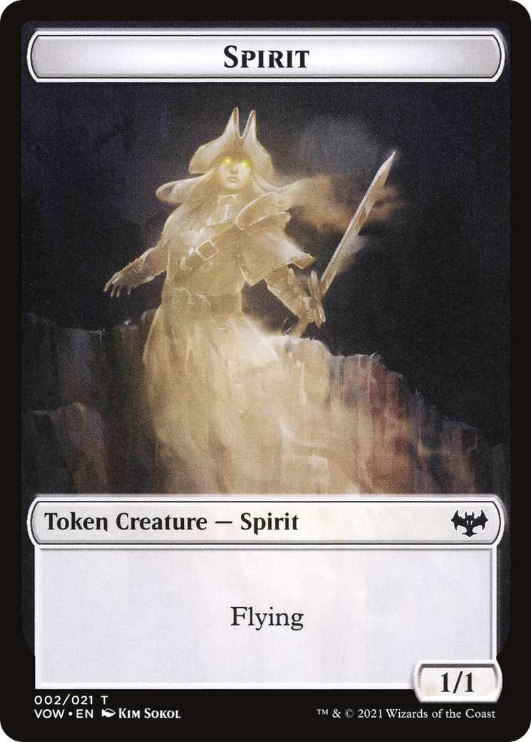 Spirit  [Innistrad: Crimson Vow Tokens] Foil