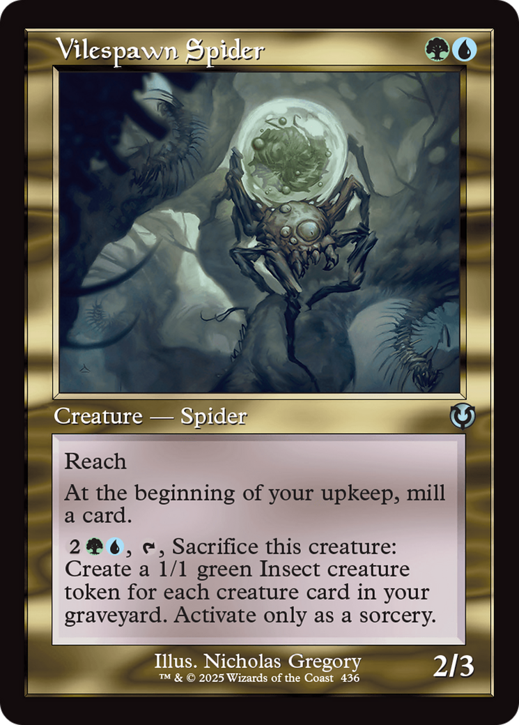Vilespawn Spider (Retro Frame) [Innistrad Remastered] Foil