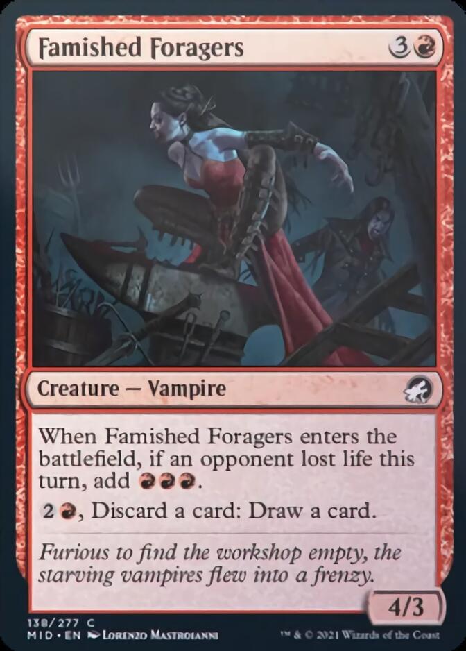 Famished Foragers [Innistrad: Midnight Hunt] Foil