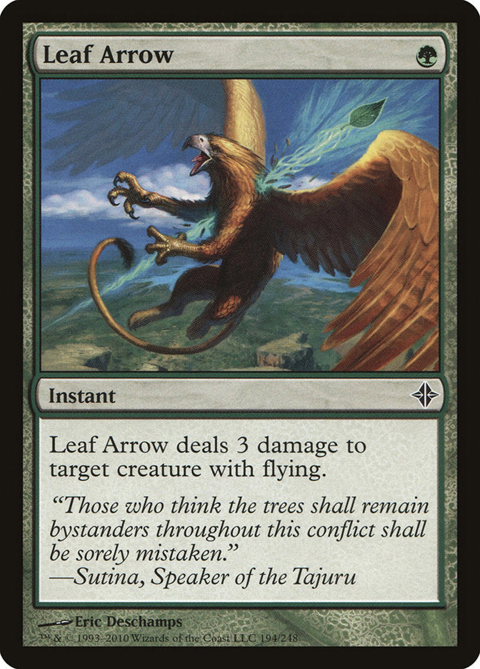 Leaf Arrow [Rise of the Eldrazi] Foil