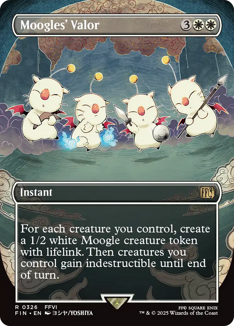 Moogles' Valor (Borderless) [FINAL FANTASY] Foil