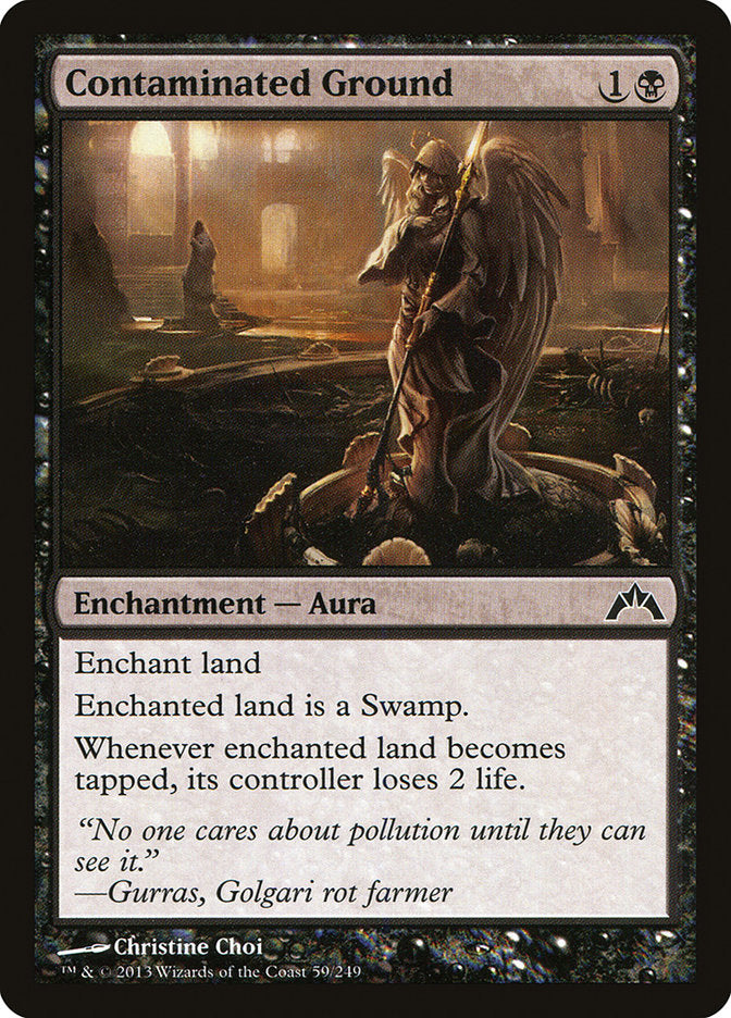 Contaminated Ground [Gatecrash] Foil