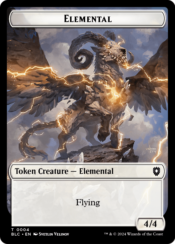 Elemental  [Bloomburrow Commander Tokens]