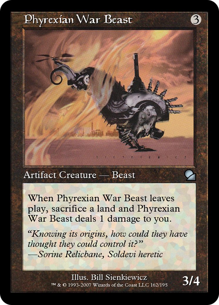 Phyrexian War Beast  [Masters Edition]
