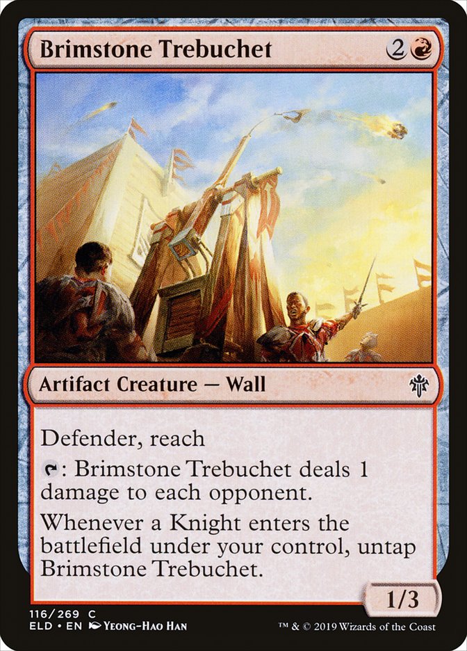 Brimstone Trebuchet [Throne of Eldraine] Foil