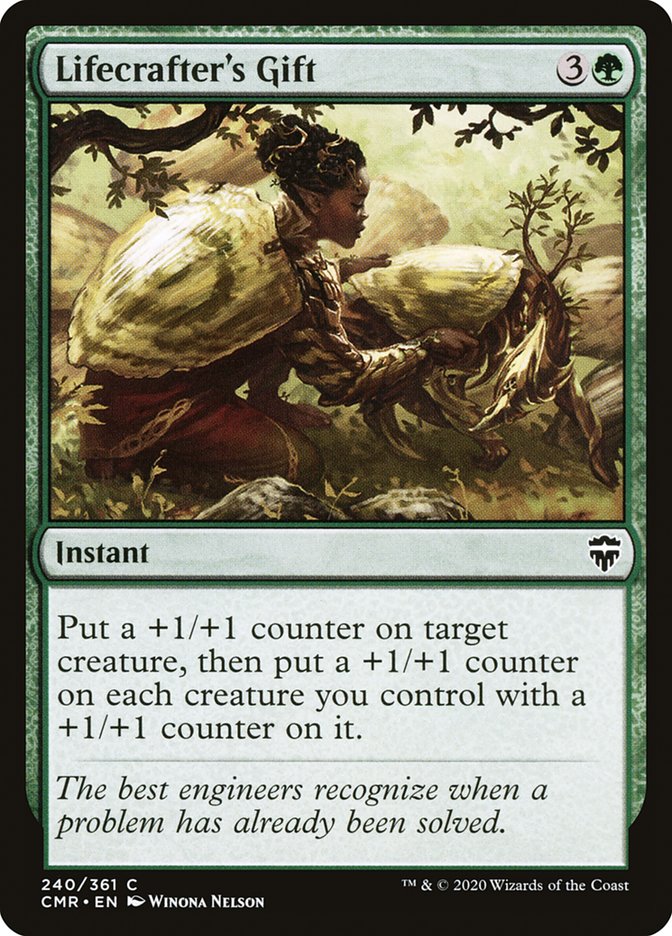 Lifecrafter's Gift [Commander Legends] Foil