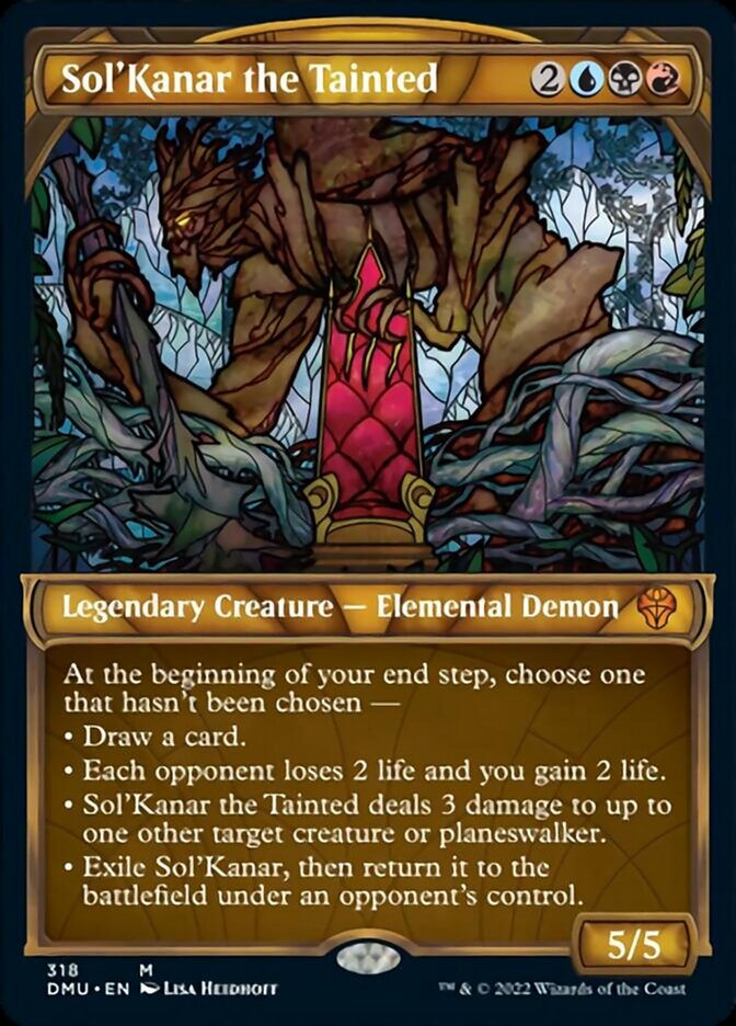 Sol'Kanar the Tainted (Showcase) [Dominaria United] Foil