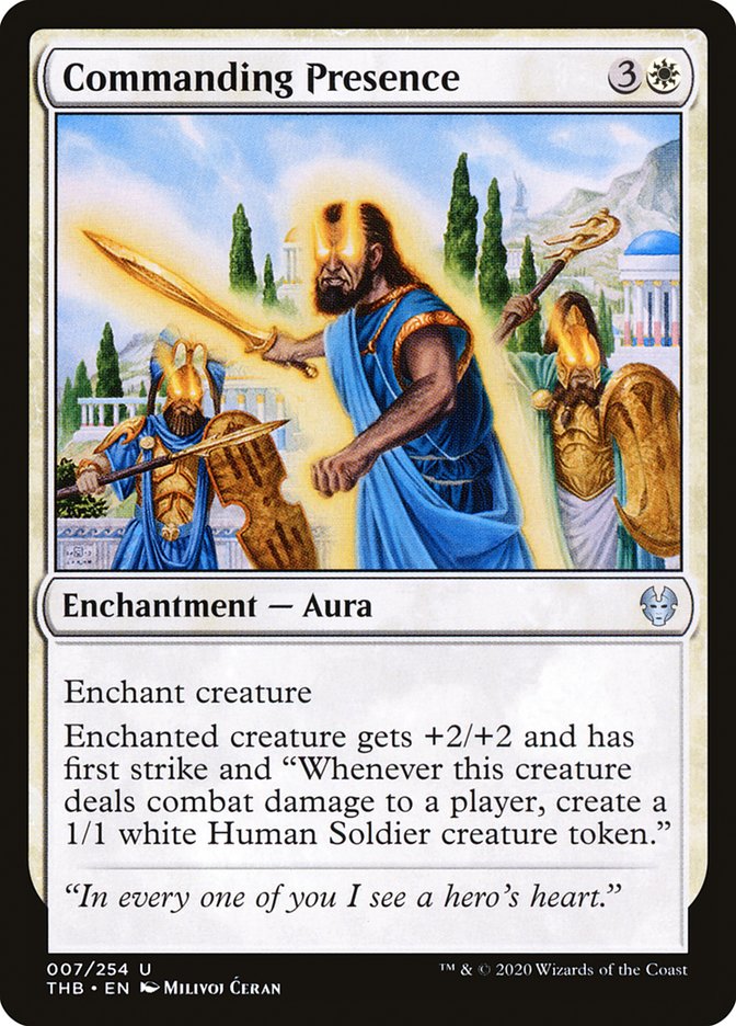Commanding Presence [Theros Beyond Death] Foil