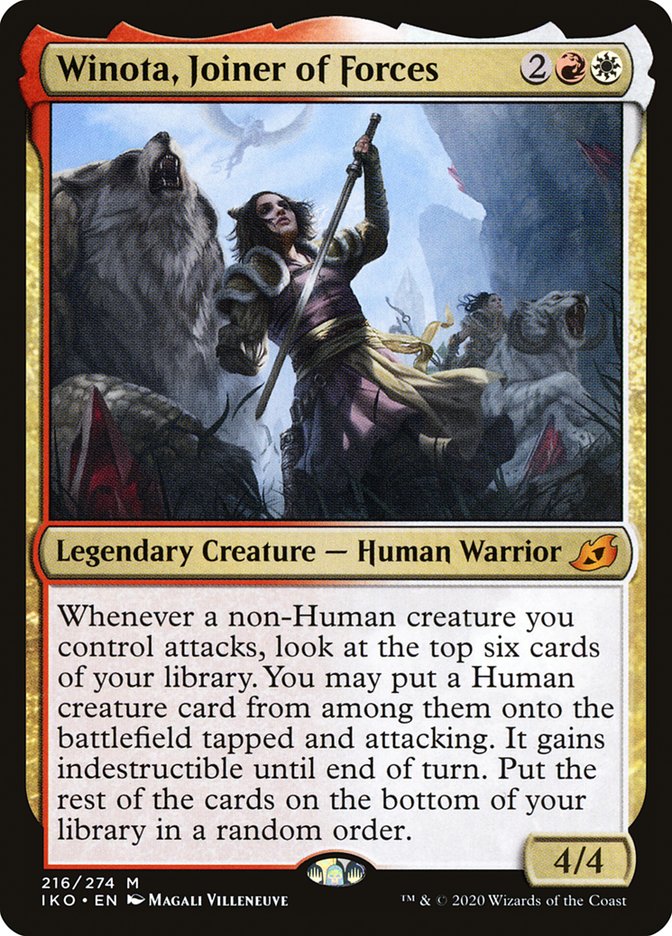 Winota, Joiner of Forces [Ikoria: Lair of Behemoths] Foil