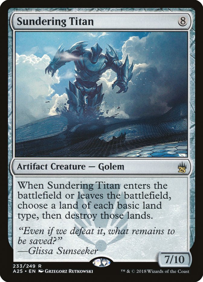 Sundering Titan [Masters 25] Foil