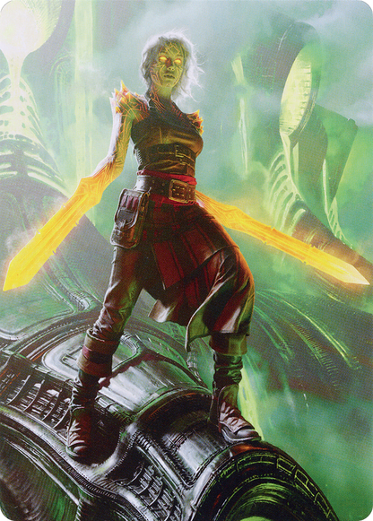 Nahiri, the Unforgiving // Nahiri, the Unforgiving  [Phyrexia: All Will Be One Art Series] (Borderless)