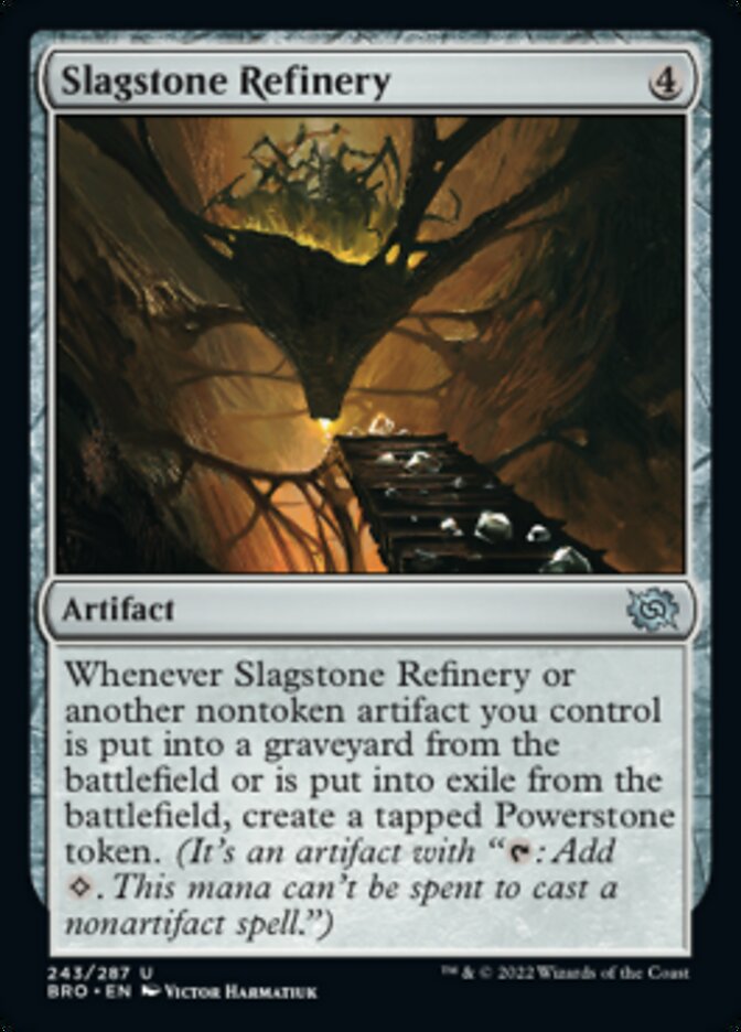 Slagstone Refinery [The Brothers' War] Foil