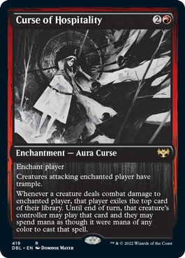 Curse of Hospitality [Innistrad: Double Feature] Foil