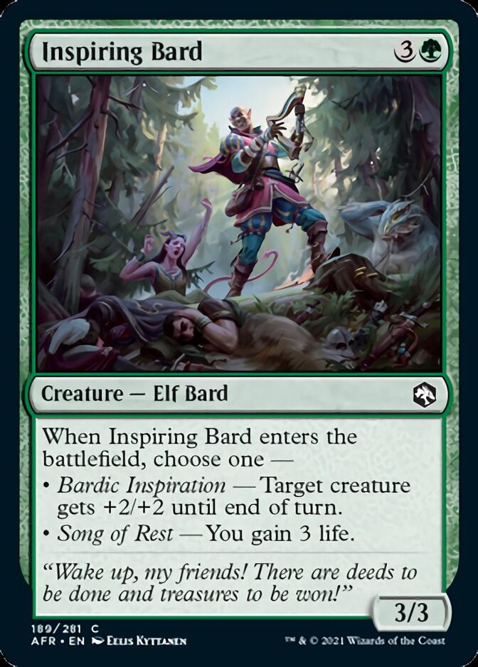 Inspiring Bard [Dungeons & Dragons: Adventures in the Forgotten Realms] Foil