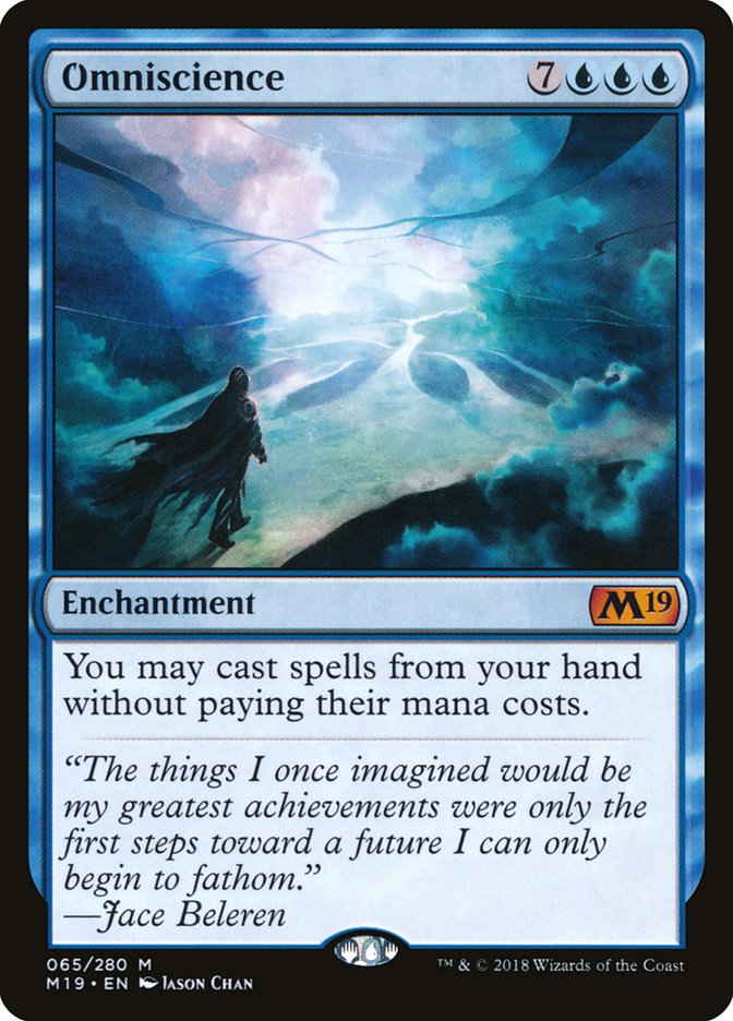 Omniscience [Core Set 2019] Foil